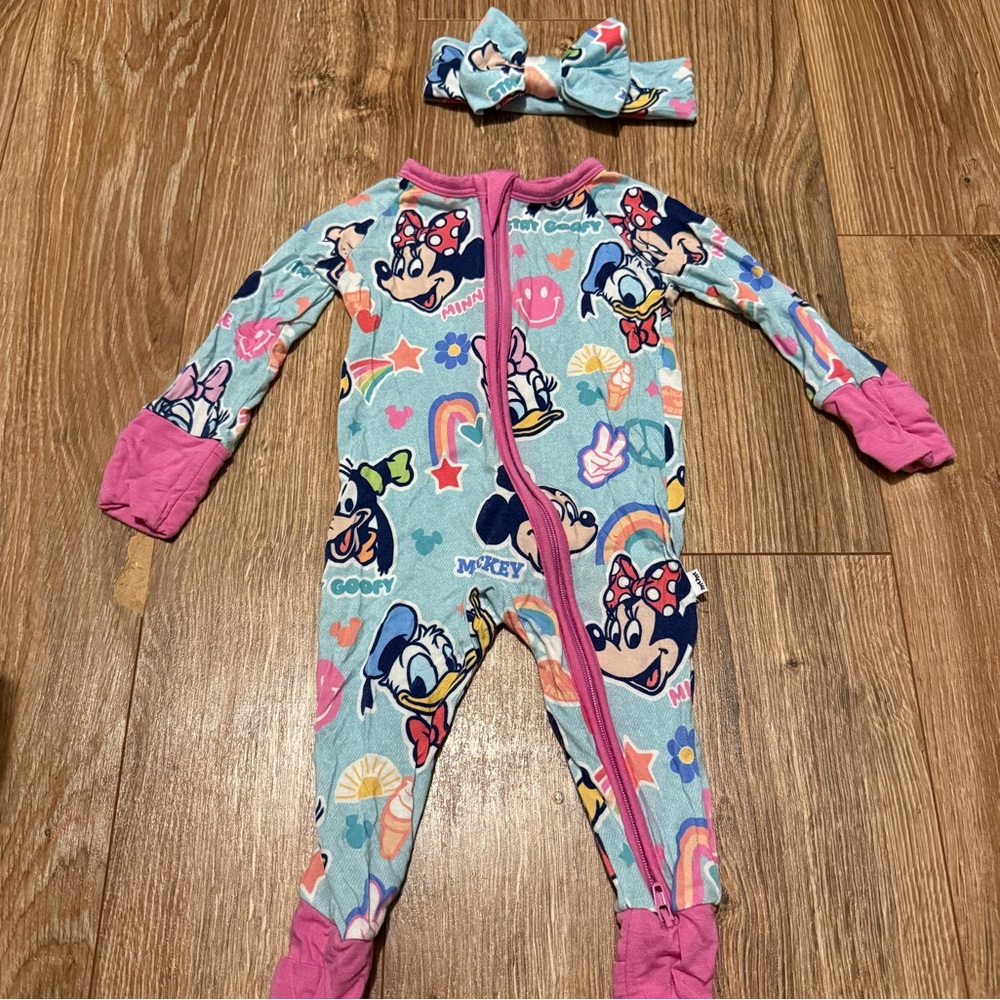 Little Sleepies Mickey’s Clubhouse Zippy With Bow